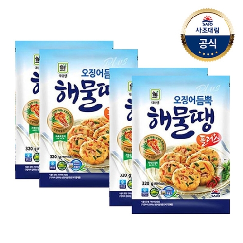사조대림 대림선 대림냉동 오징어듬뿍해물땡플러스 640g 320x2 x2개