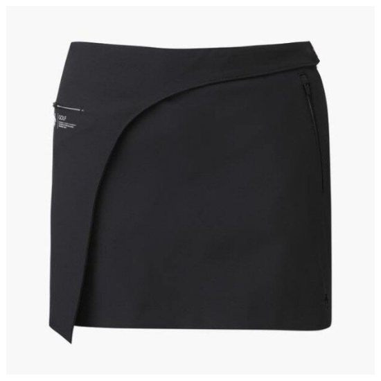 데상트골프 트임 포인트 H라인 스커트 DQ12WFSK21_이미지