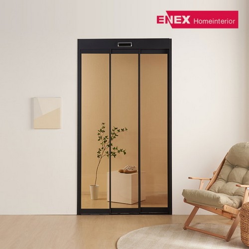 에넥스 ENNEE 초슬림 3연동 오픈형 자동 중문 (~1.3m)