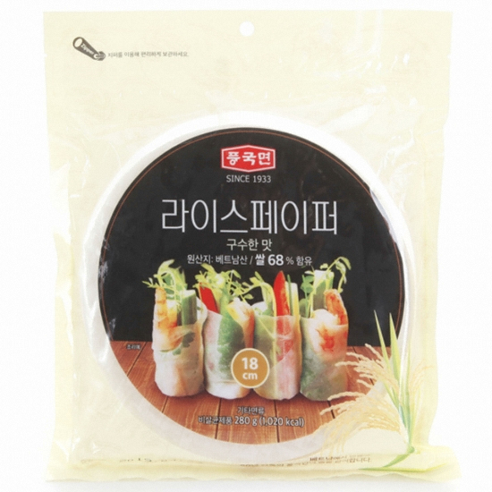 풍국면 라이스페이퍼 구수한맛 280g (1개)_이미지