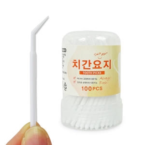 더웰 치간요지 중 100p /이쑤시개/치실/치간칫솔_이미지