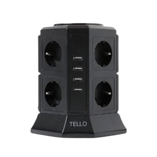 모닝아트 텔로 8구 메인스위치 타워 멀티탭 (1개)_이미지