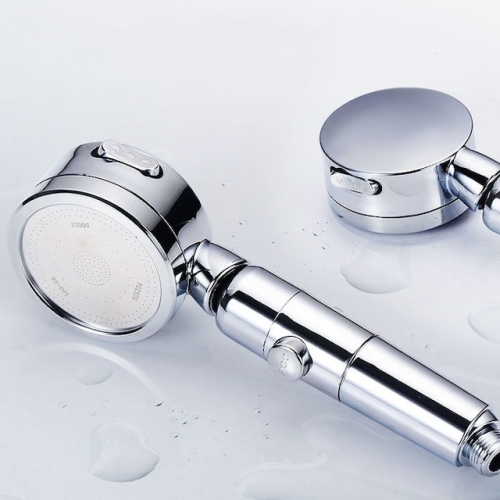 윈프라이스 1+1 360도 헤드각도조절+온오프버튼+3단계 분사 샤워기