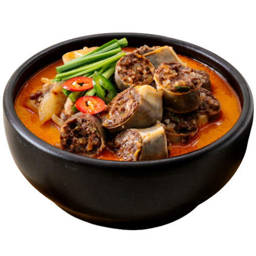 호재에프에스 아빠식당 황기사골 얼큰순대국 600g (4개)