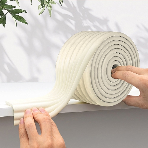 레토 아기 모서리 보호대 W형 책상 코너 쿠션 가드 2M W형 모서리 보호대 2M LBS-SW01_이미지