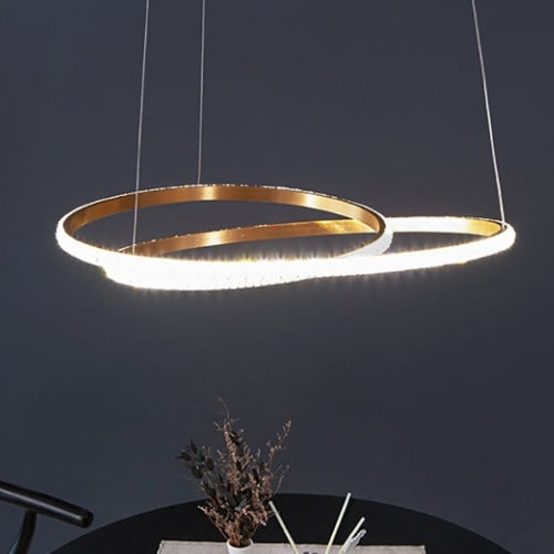 잇츠라이팅 LED 루프 크리스탈 펜던트 30W_이미지