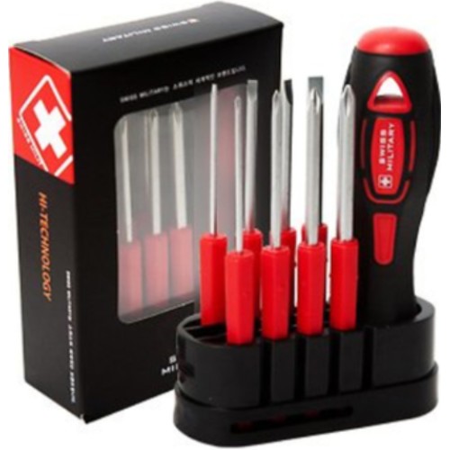 스위스밀리터리 미니 드라이버 세트 (8pcs)