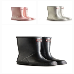 헌터 키즈 퍼스트 클래식 레인부츠 메탈 실버 (HTKCD2TSFK13)