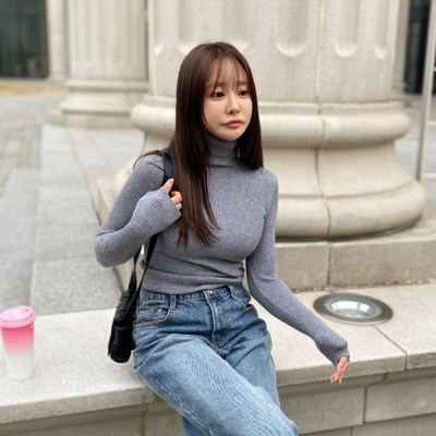 린다샵 커투무 데일리 골지 폴라 긴팔 티셔츠-cpt15935k4a 베이지 Beige FREE_이미지