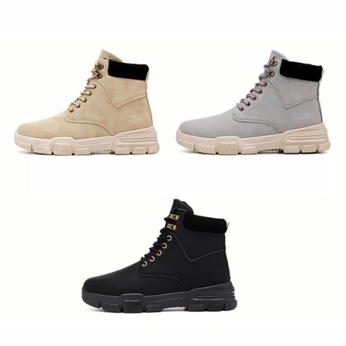 심플 PCD862D7 베이직한 하이탑 키높이 코디 스타일링 워커_이미지