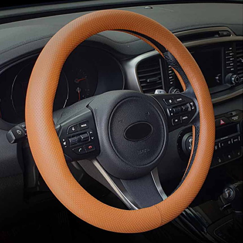 다온굿즈 아이빌 천연 소가죽 타공 핸들커버_이미지