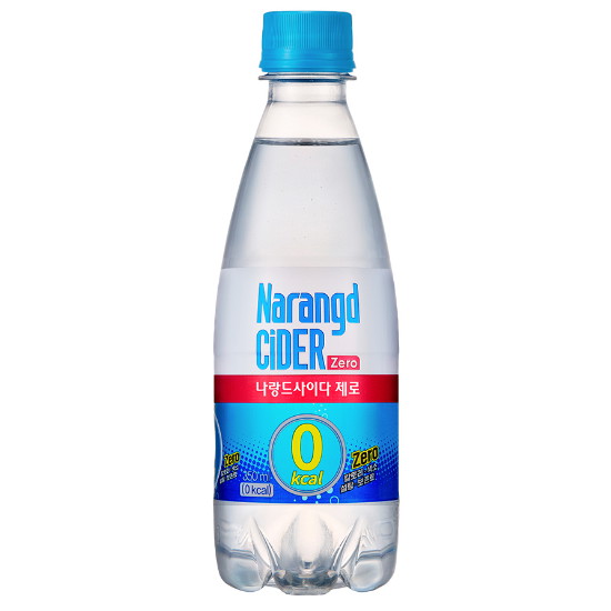 동아오츠카 나랑드 사이다 제로 350ml (60개)_이미지