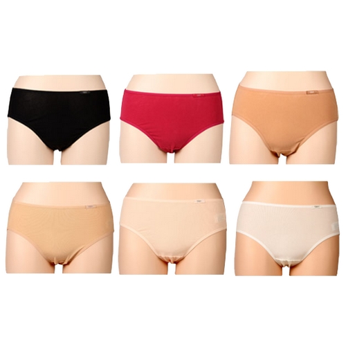 트라이(TRY) 60수 면스판 미디팬티 6종세트 (6매)_이미지