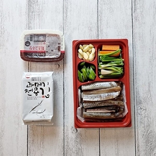 자연맛남 구룡포 손질진공 과메기 5미 10쪽 + 야채세트 (1개)_이미지
