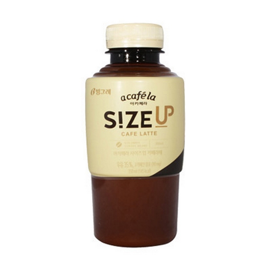 빙그레 아카페라 사이즈업 카페라떼 350ml (10개)