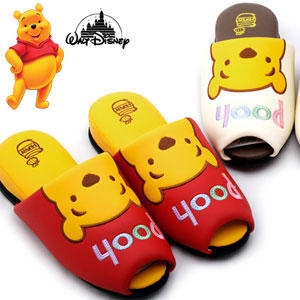 디즈니 푸우 꿀단지 슬리퍼 월트 디지니 pooh 거실화 실내화 피그렛 미키 미니 도날드덕_이미지