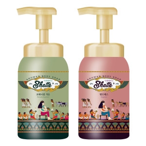 무궁화 샤워때비누 버블 보태니컬가든 600ml + 엠프레스 600ml_이미지