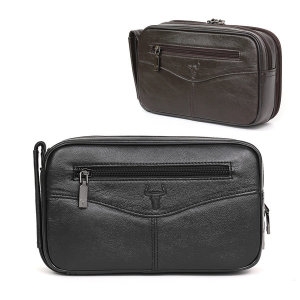 [불명] 1010 블루마운트 소가죽 맨스백 클러치백 남성 손가방