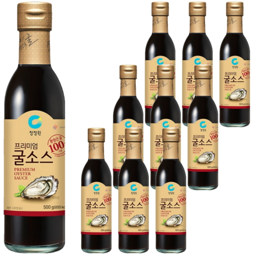 청정원 프리미엄 굴소스 500g (10개)_이미지