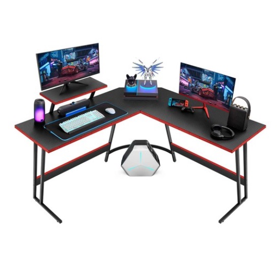 호몰 호몰 L자 코너형 게이밍 책상 (1300x1300)