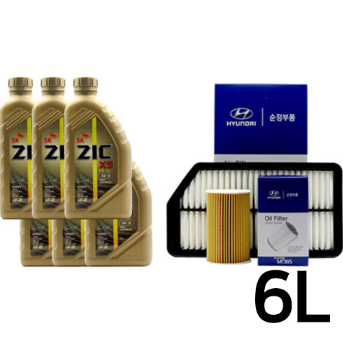 X9 FS 5W30 6L + 순정필터 그랜저HG 3.0 가솔린