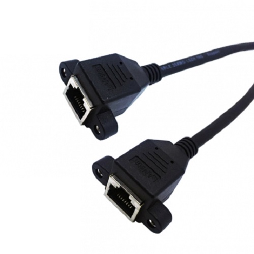 라인업시스템 LANSTAR LS-7SD-FF0.2M CAT.7 SFTP 랜 연장 케이블 (0.2m)_이미지