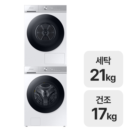 삼성전자 비스포크 AI WF21B6200KW + DV17B8720BW