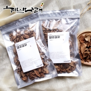 허브나래 볶은돼지감자차 국내산 저온 로스팅 500g (2개)_이미지
