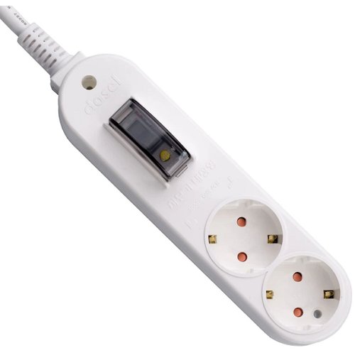 DS이엘씨 2구 16A 누전차단 고용량 멀티탭 (3m)_이미지