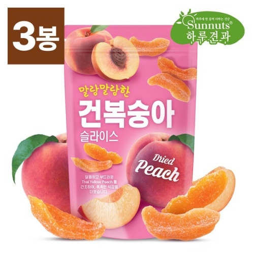 선명농수산 건복숭아 슬라이스 110g (3개)_이미지