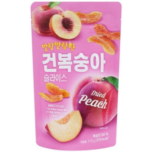 선명농수산 건복숭아 슬라이스 110g (3개)_이미지