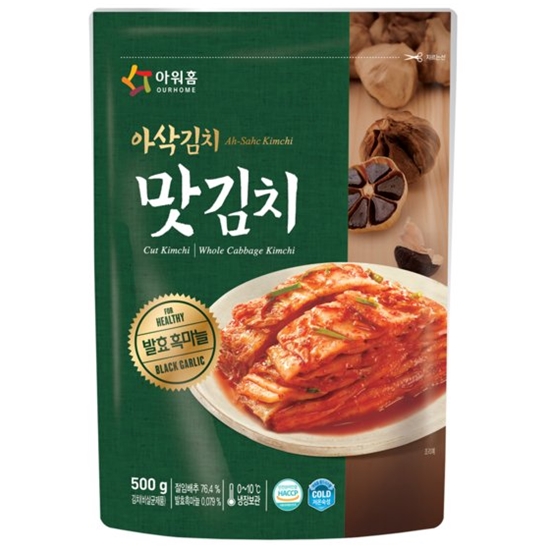 아워홈  아삭김치 맛김치 500g (1개)