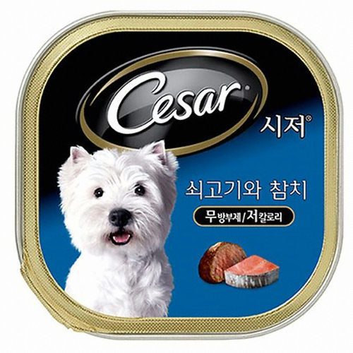 시저 쇠고기와 참치 100g (2개)_이미지