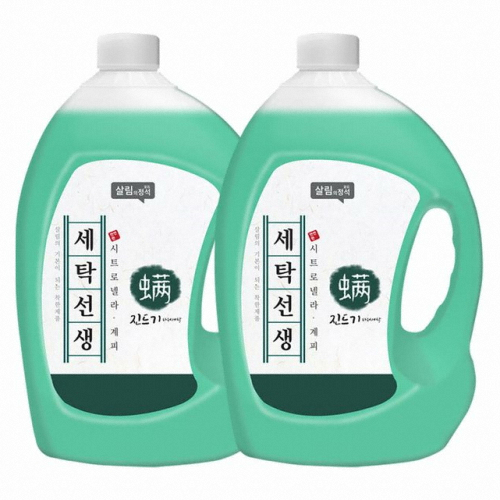 살림의정석 ㅤ세탁선생 진드기 3.1L (1개)_이미지