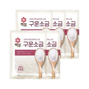 백설 구운소금 500g (5개)_이미지