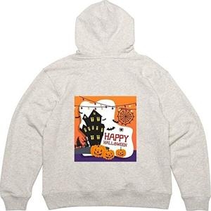 패션 JHQSYQFE_51HD 뒷면 할로윈 호박가면 박쥐 그림 프린팅