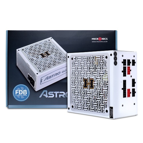 마이크로닉스 ASTRO GD 750W 80PLUS골드 풀모듈러 FDB 화이트_이미지
