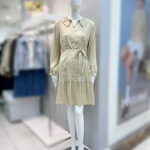 바바패션 더틸버리 넥프릴 칼라넥 원피스MTS4M0OP521_DG