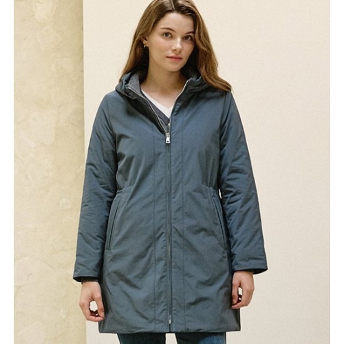 니트 반후드 하프 패딩점퍼 Z5D1O100