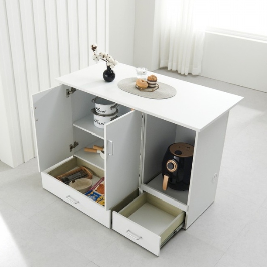 케미에르 쿠크 홈바형 아일랜드 식탁 1200 (의자별도)_이미지