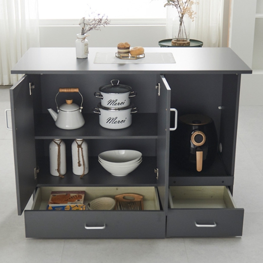 케미에르 쿠크 홈바형 아일랜드 식탁 1200 (의자별도)_이미지