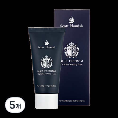 한국콜마 스콧해미쉬 블루 프리덤 캡슐 클렌징폼 150ml (5개)