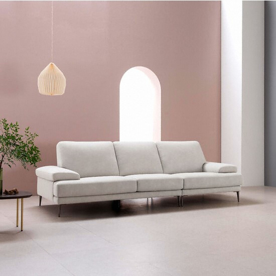 에싸 카테 러스티카 패브릭 소파 4인용 (스툴포함)_이미지