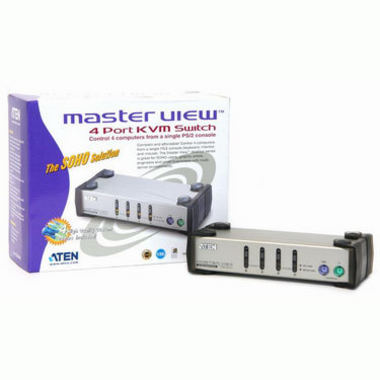 ATEN 4포트 PS/2 KVM 스위치 (CS84A)_이미지