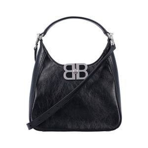 발렌시아가 BB 소프트 호보 S 레더 백 B0651431476 8019282ABFJ1000