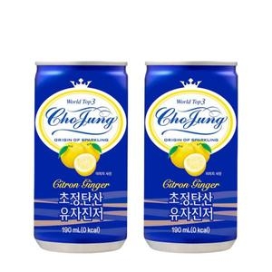 초정탄산 유자진저 190ml