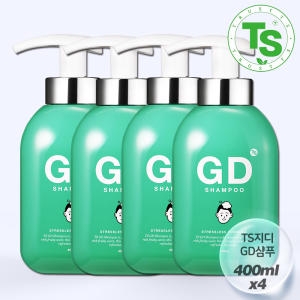 TS트릴리온 TS 지디 샴푸 400ml (4개)