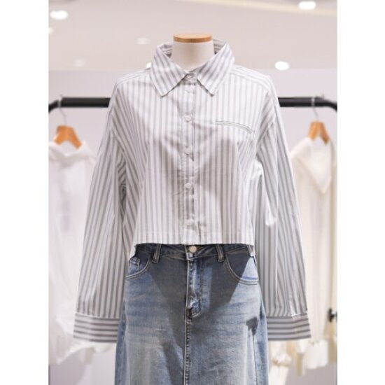 코데즈컴바인 크롭 긴팔셔츠 CJA-SH502W2_이미지