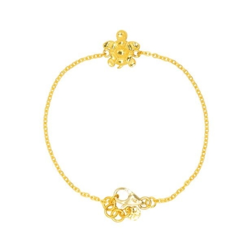 24k 거북이 순금팔찌 3.75g + 18k붕어장식 포함