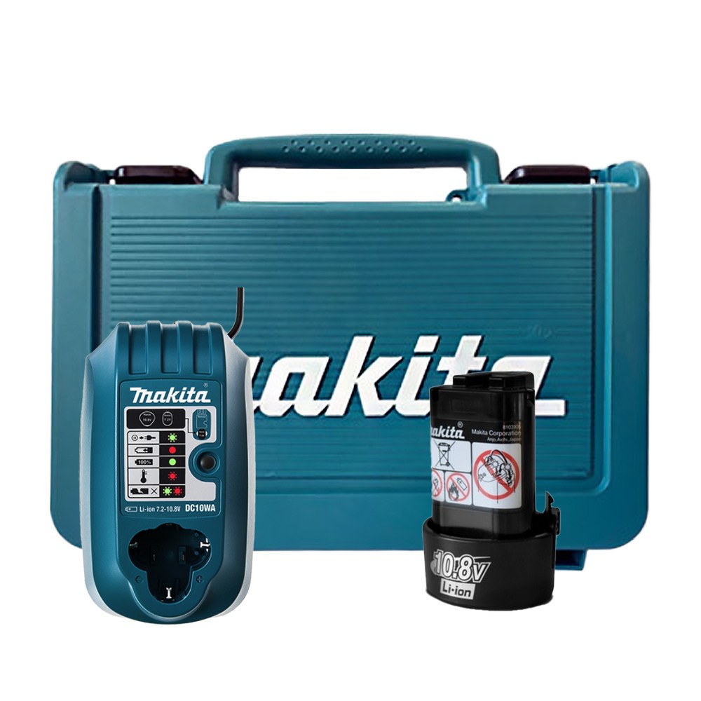 마끼다 BL1013 + DC10WA 케이스세트 (1.3Ah, 배터리 1개)_이미지